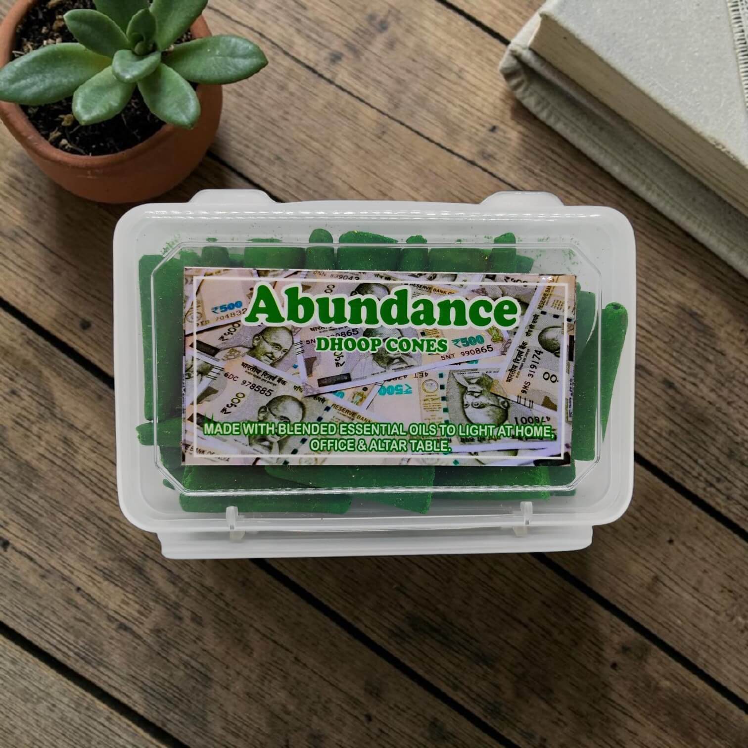 Abundance Dhoop Cones - Fill Every Space with Positivity