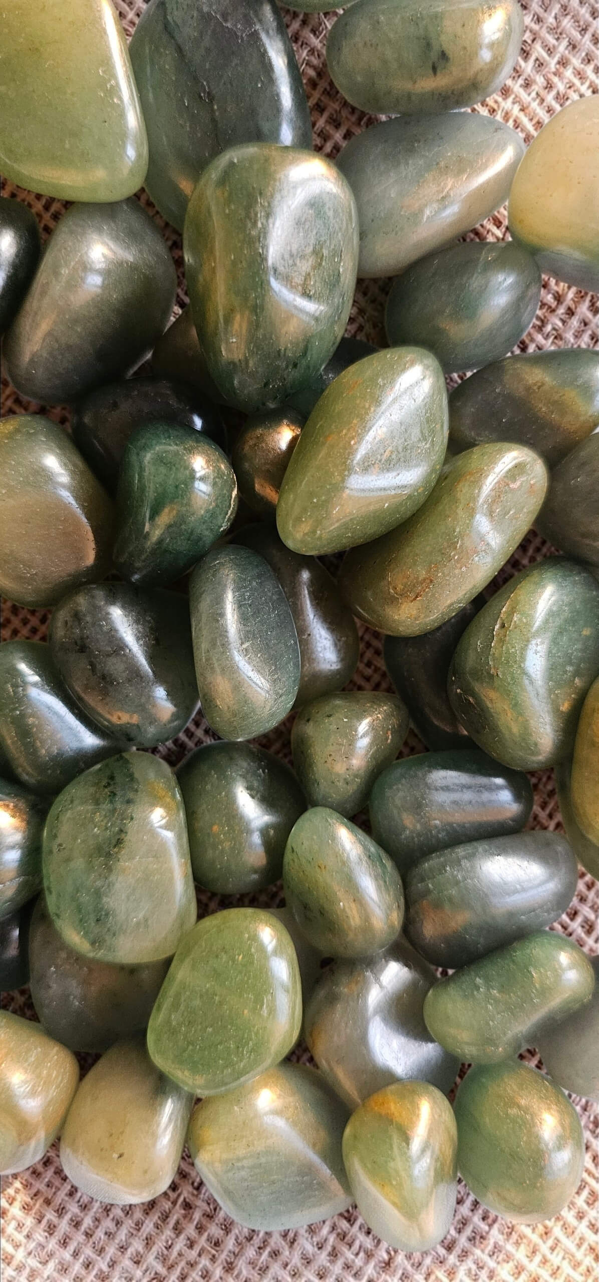 Green Aventurine Crystal Tumbles