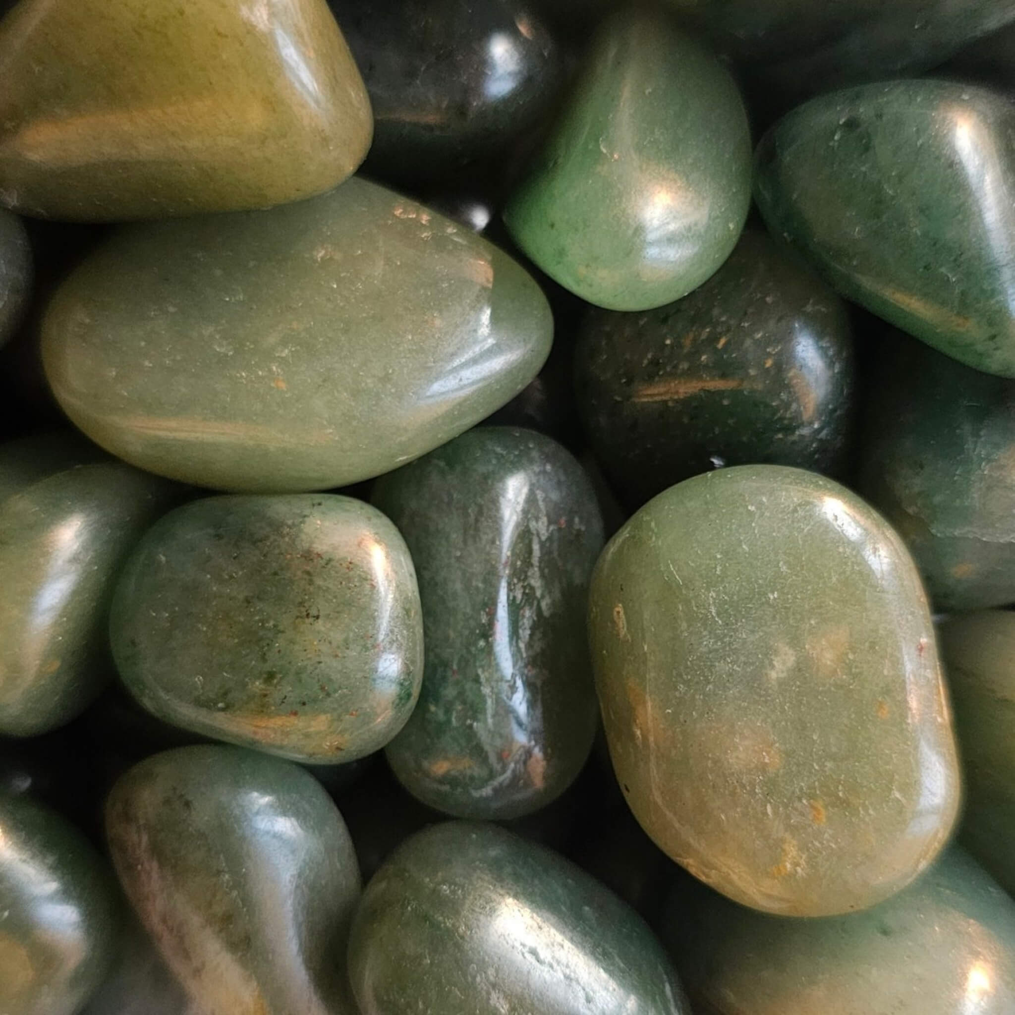 Green Aventurine Crystal Tumbles