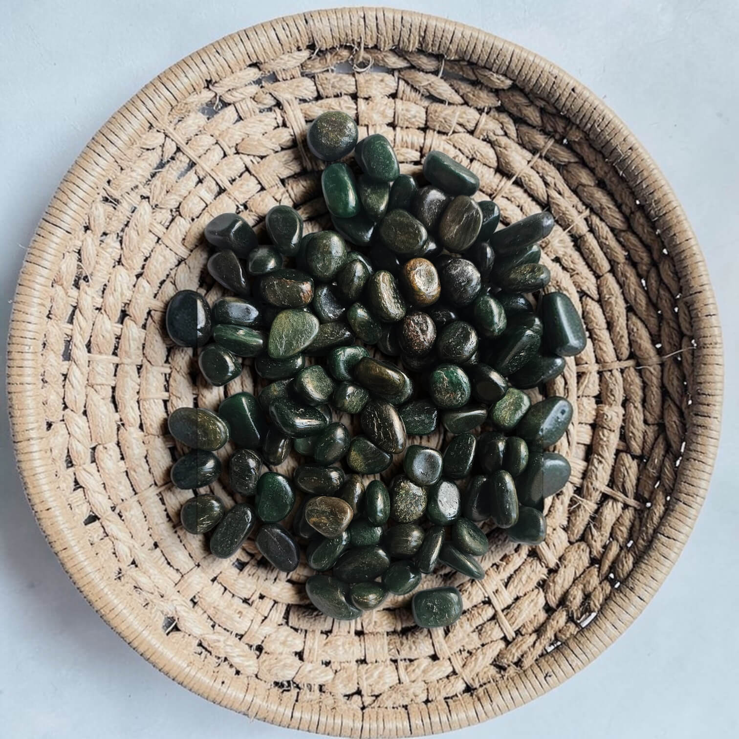 Green Jade Crystal Tumbles