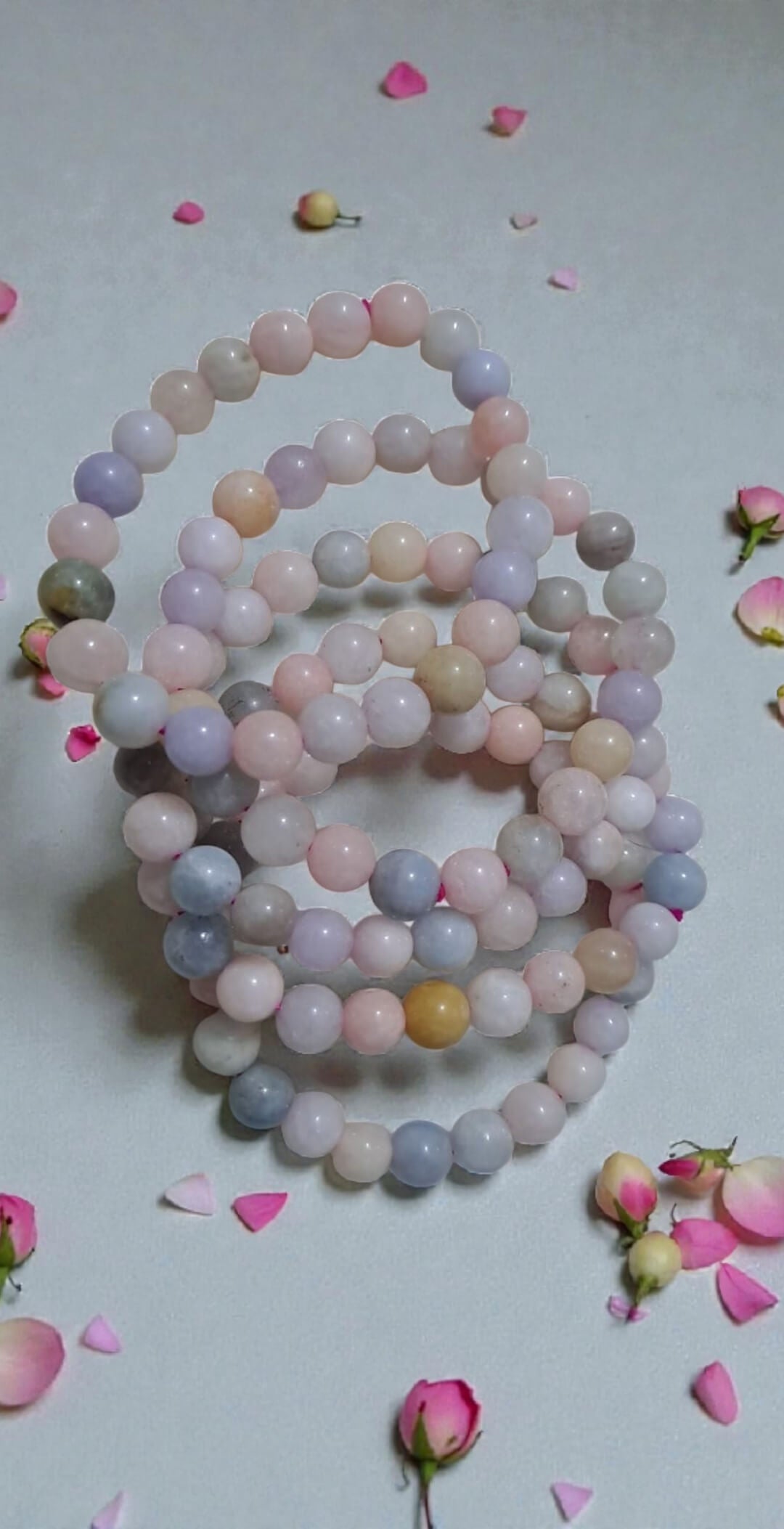 💗 Morganite Crystal Bracelet - Divine Love, Compassion & Heart Healing