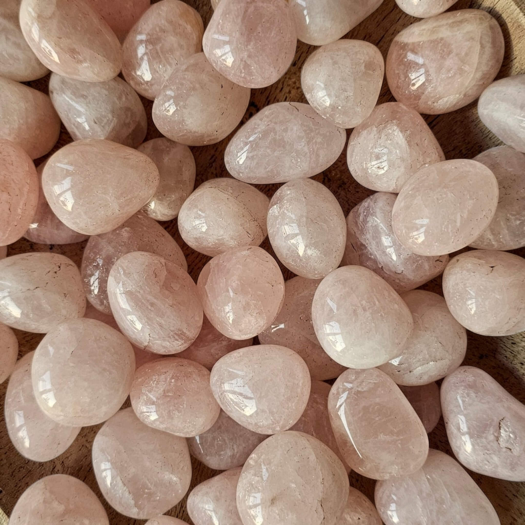 Rose Quartz Crystal Tumbles